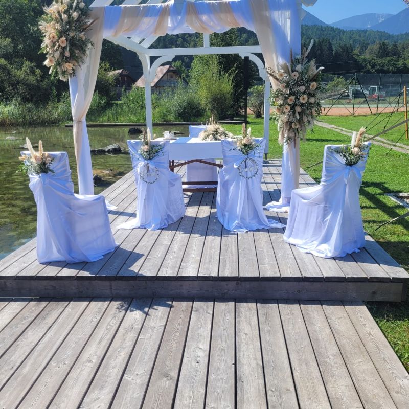 Hochzeit unter freiem Himmel